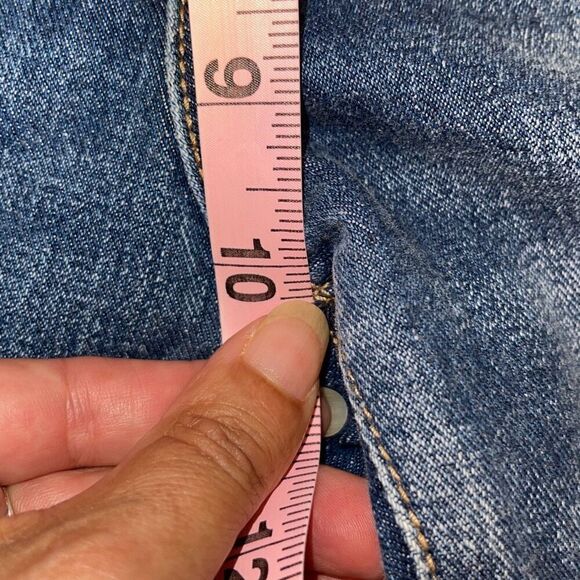 Flying‎ Monkey Womens Distressed Whisker Cotton Boyfriend Jeans Blue Size 25 NWT - Picture 9 of 10